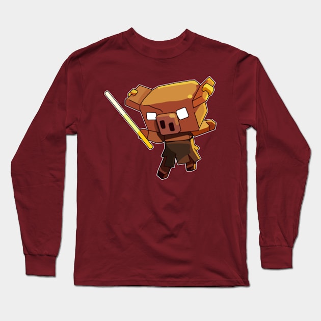 Not Nice Pig 2 Long Sleeve T-Shirt by TASCHE